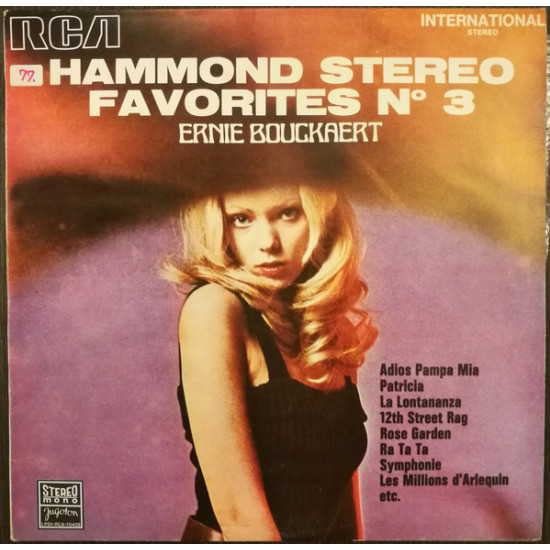 BOUCKAERT ERNIE - HAMMOND STEREO FAVOURITES NO 3