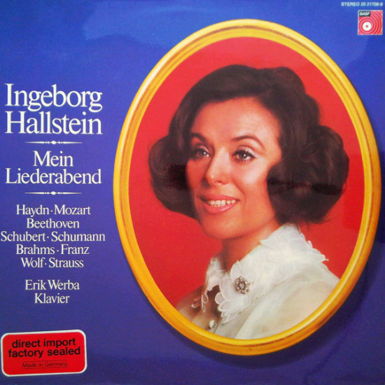 Hallstein Ingeborg - Mein Liederabend