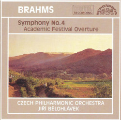 Brahms - Symphony No. 4, Academic Festival Overture/Czech Philharmonic Orchestra, Jiří Bělohlávek