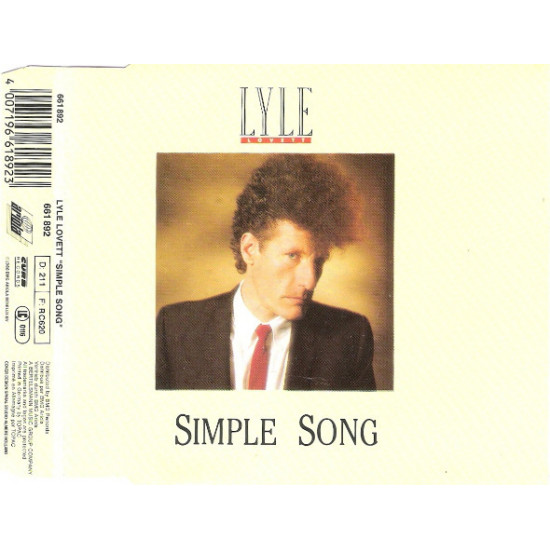 LOVETT LYLE - Simple Song