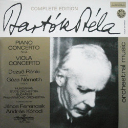 Bartok - Piano Concerto No 3. / Viola Concerto/Ranki