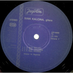 KALCINA IVAN - GITARA/BACH, ALBENIZ.../YU/