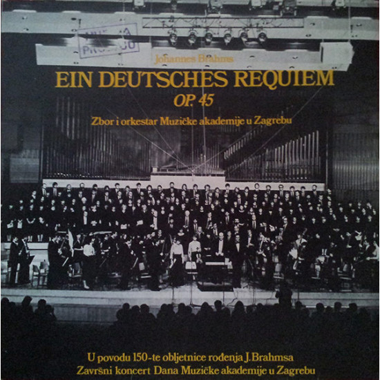 BRAHMS - EIN DEUTSCHES REQUIEM /KRANJČEVIĆ/