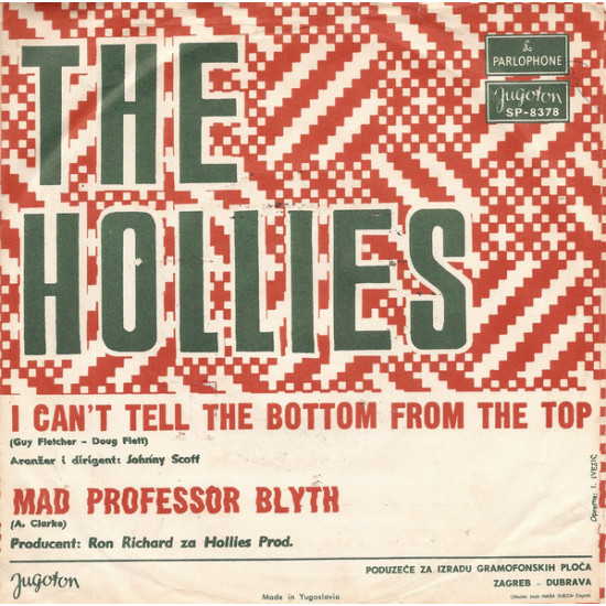 HOLLIES -  I Can't Tell The Bottom From The Top