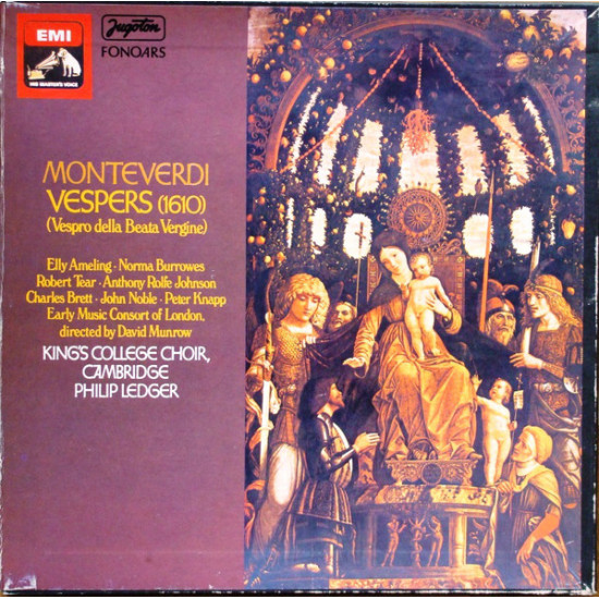 MONTEVERDI - VESPERS(1610) /LEDGER/