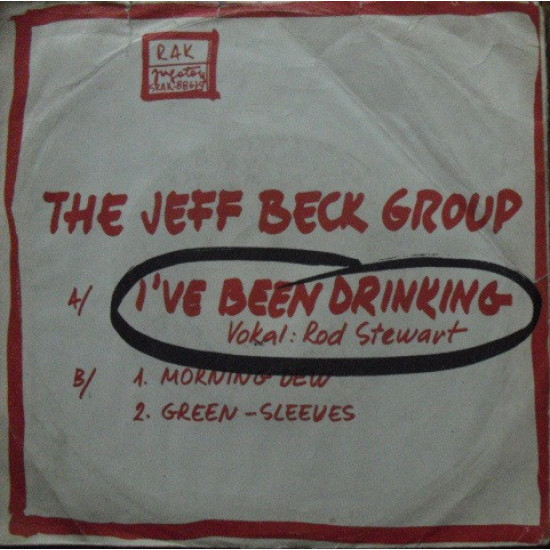 JEFF BECK GROUP - I'VE BEEN DRINKING/MORNING DEW/GREEN-SLEEVES