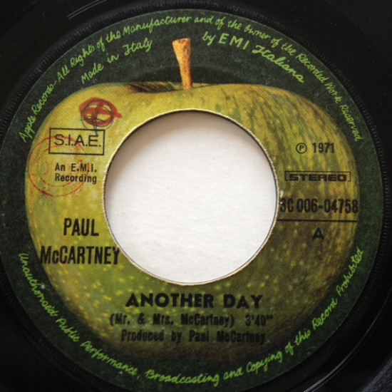 McCARTNEY  PAUL - Another Day / Oh Woman Oh Why