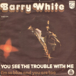 WHITE BARRY  -  YOU SEE THE TROUBLE WITH ME 7, SINGLE