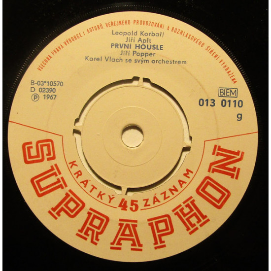 Karel Gott / Jiří Popper - Tak Divně Mlád / První housle