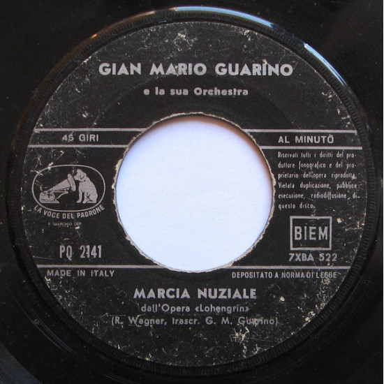 Gian Mario Guarino E La Sua Orchestra - Marcia Nuziale