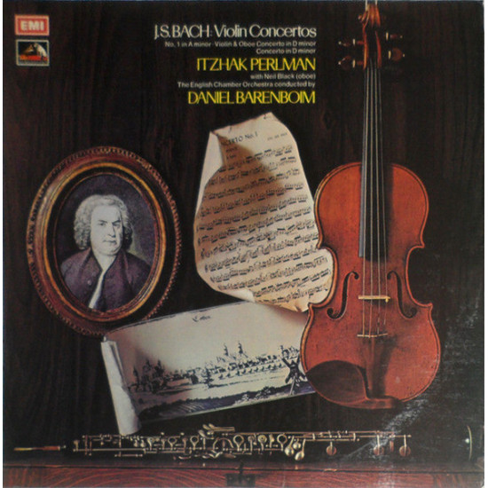 Bach - Violin Concertos, Album 2/Itzhak Perlman, Neil Black (3), English Chamber Orchestra, Daniel Barenboim